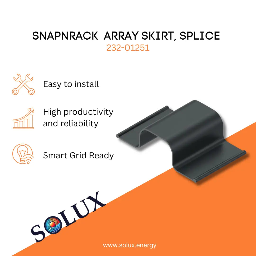 This is an image of SnapNrack Array Skirt Splice, 232-01251